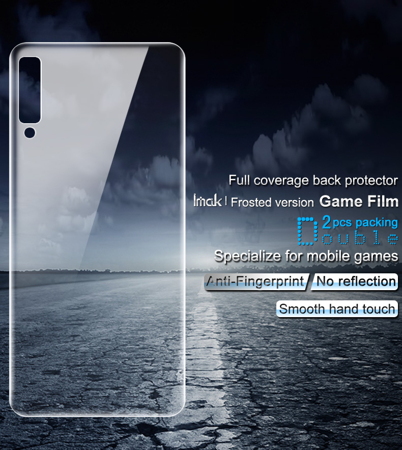ฟิล์มกันรอยด้านหลัง Samsung Galaxy A7 (2018) Protector Hydrogel Film IMAK Frosted Version 2PCS [Full Coverage]