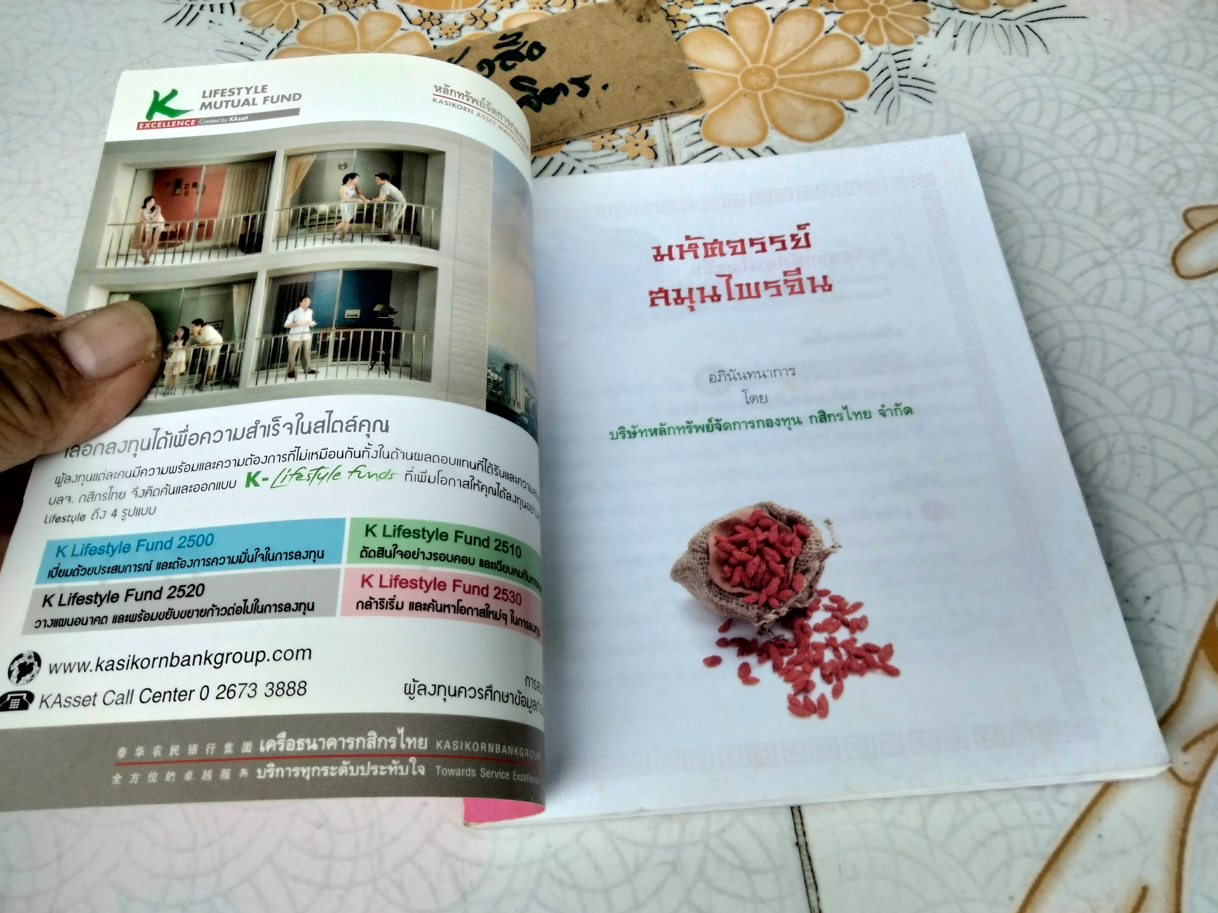 มหัศจรรย์ สมุนไพรจีน - หนังสืออภินันทนาการ โดย บ.หลักทรัพย์จัดการกองทุน กสิกรไทย จำกัด