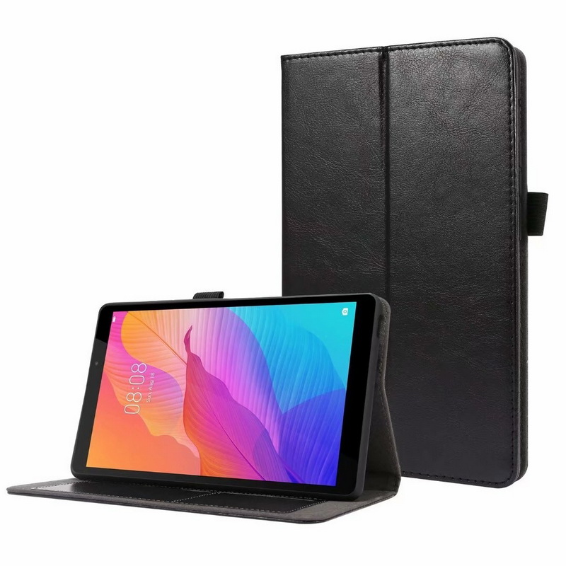 Case Huawei MatePad T8 8 นิ้ว #เคสฝาพับหนัง PU มีช่องเก็บบัตร Flip PU Leather soft cover stand holder