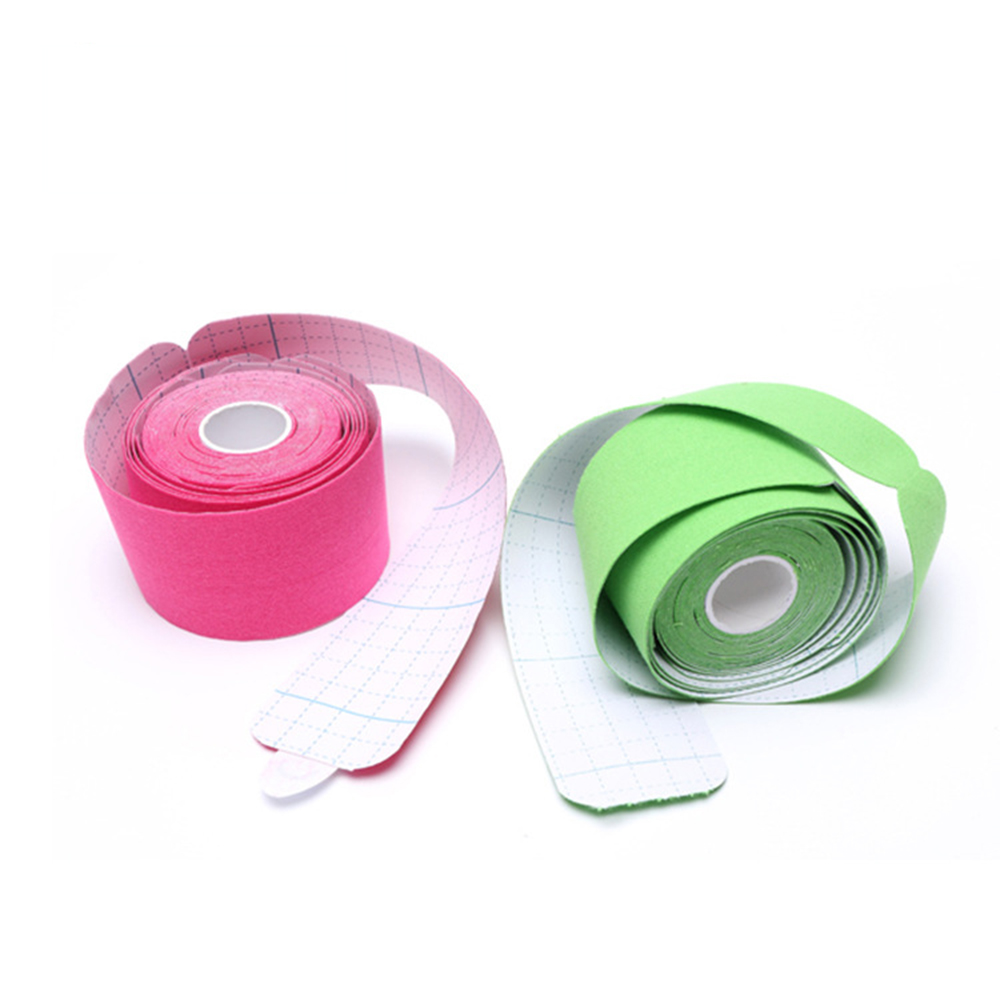 เทปบำบัด เทปติดกล้ามเนื้อ ขนาด 5cm ยาว 5m Muscle sports tape (P04)