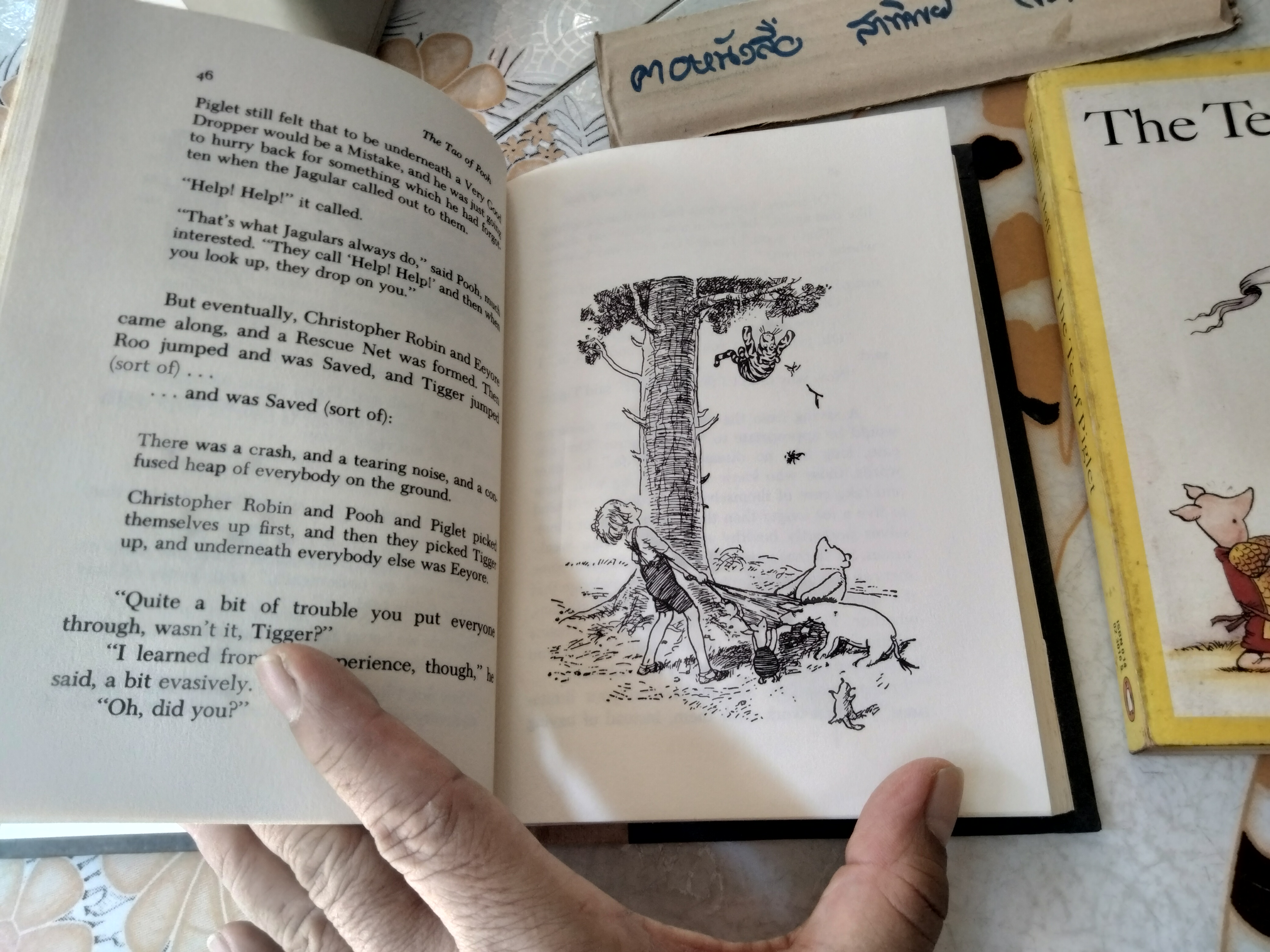 The Tao of Pooh (ปกแข็ง - ไม่มีใบหุ้มปก) + The Te of Piglet (ปกอ่อน) ขายรวม 2 เล่ม / Benjamin Hoff **สินค้าหมด**