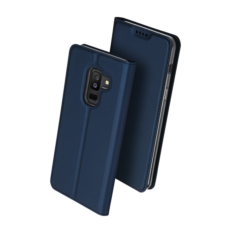 เคส Samsung Galaxy J8 (2018) #เคสฝาพับ DUX DUCIS Skin Pro Series คุณภาพดี