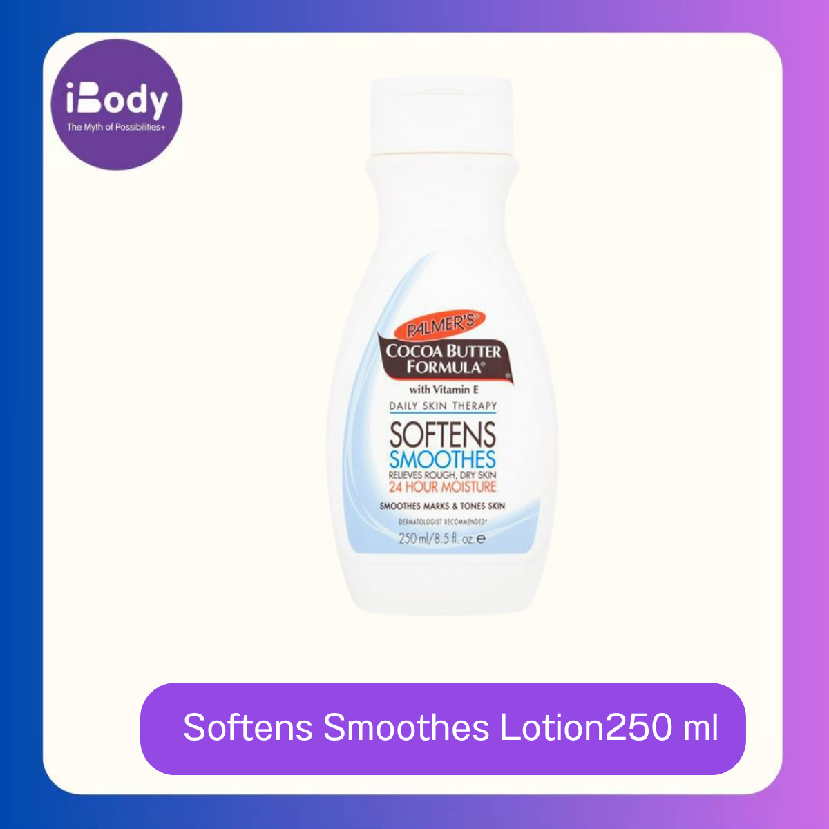 Palmer’s Softens Smoothes Lotion 250 ml มอยส์เจอร์ไรเซอร์สำหรับมือและผิวกาย