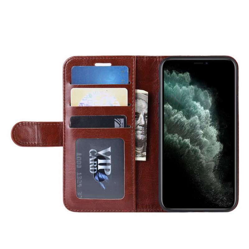 เคส Huawei Mate 40 Pro #เคสฝาพับหนัง PU ผิวหนังม้าสไตล์กระเป๋าสตางค์