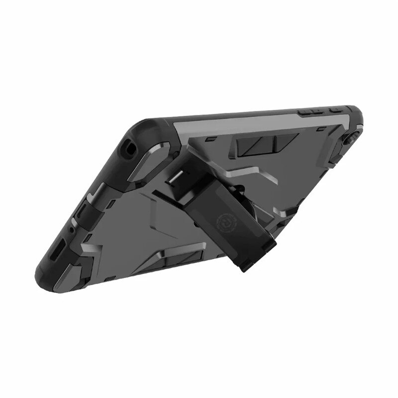 Case Samsung Galaxy Tab A 8.0 (2019) T290 T295 T297 #เคสแท็บเล็ตกันกระแทกมีที่สวมนิ้ว Shield Style Strap Kickstand