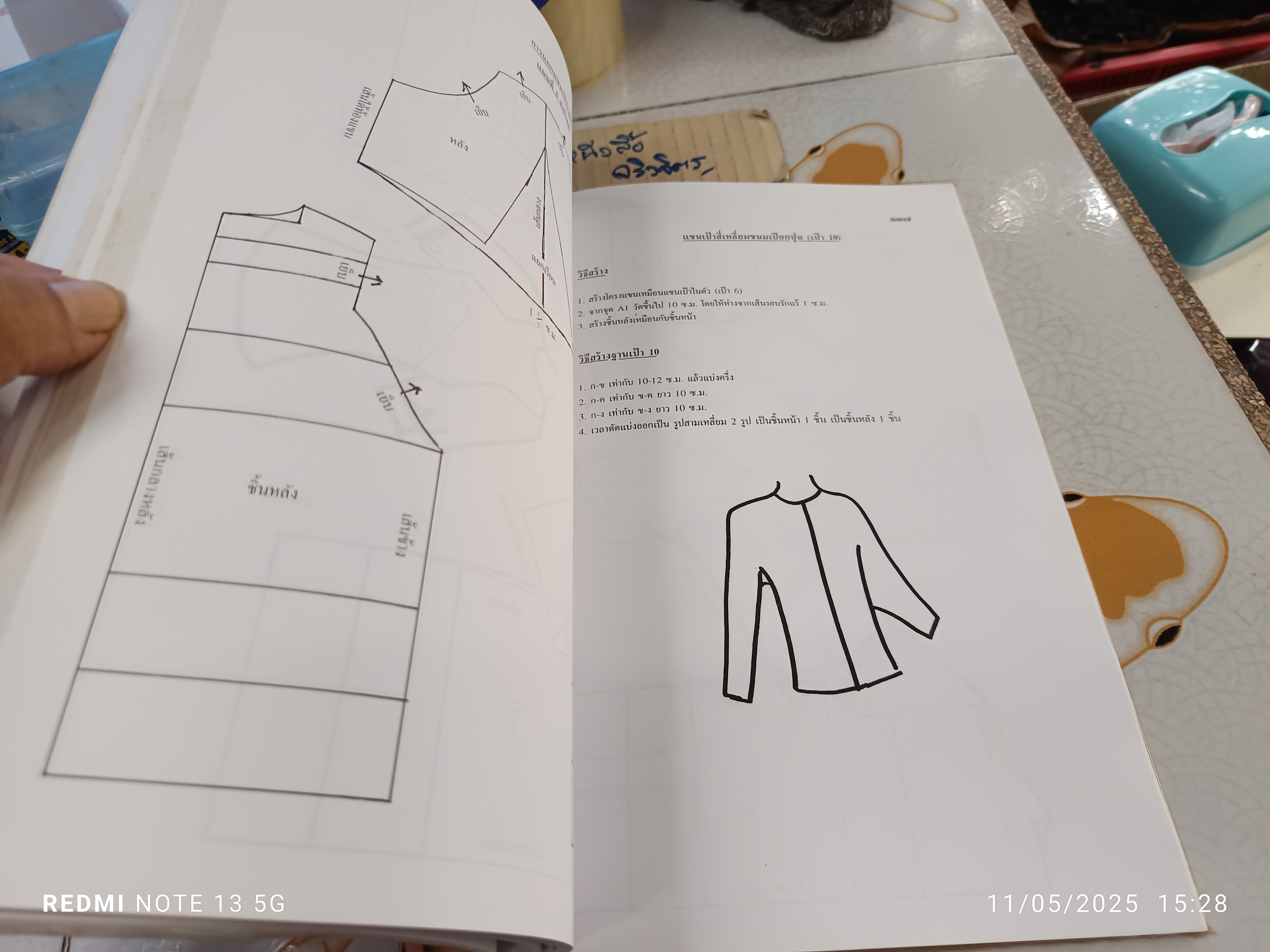 คู่มือการเรียนตัดเสื้อ โดย อ.วันทนีย์ โพธิสัตย์