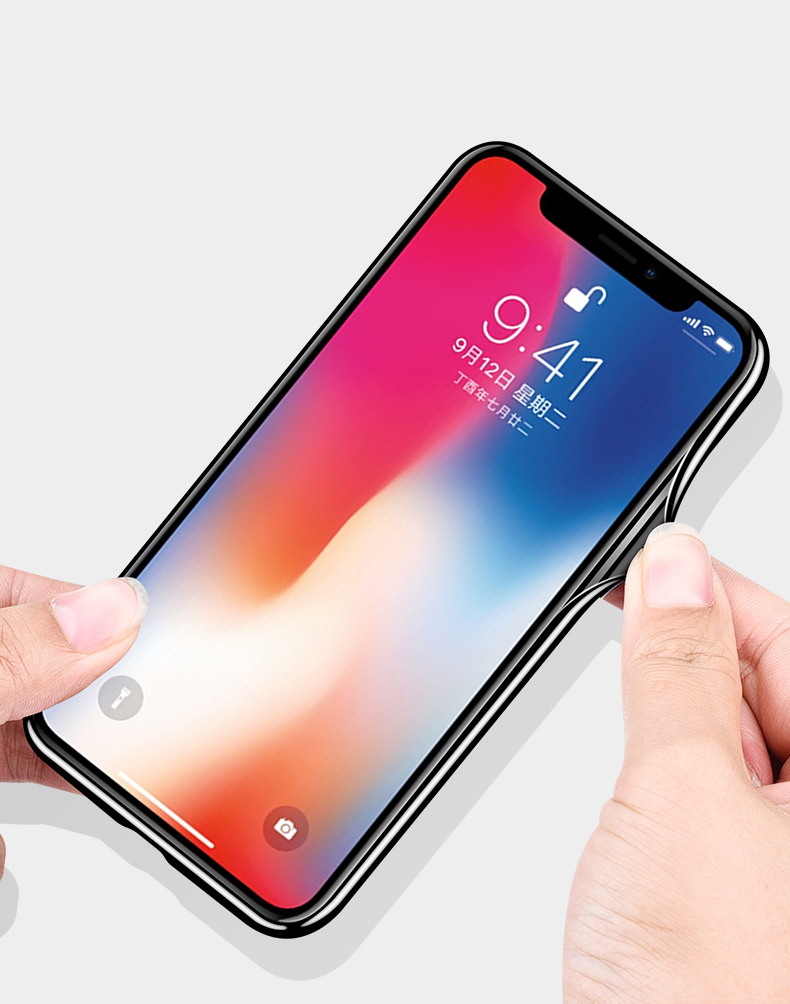 เคส Huawei nova 6 #เคสฝาหลังไฮบริดขอบเงา Electroplated TPU Soft Frame + Blue-ray Tempered Glass + PC