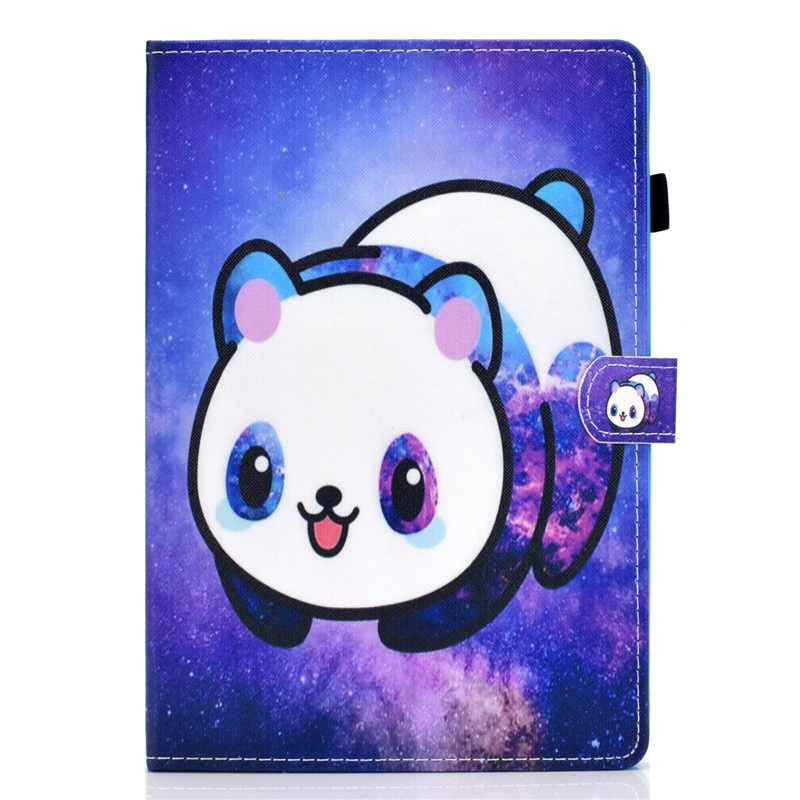 เคส Samsung Galaxy Tab S6 Lite 10.4 SM-P610 P615 P617 #เคสฝาพับหนัง PU พิมพ์ลาย Pattern Printing PU Leather Flip