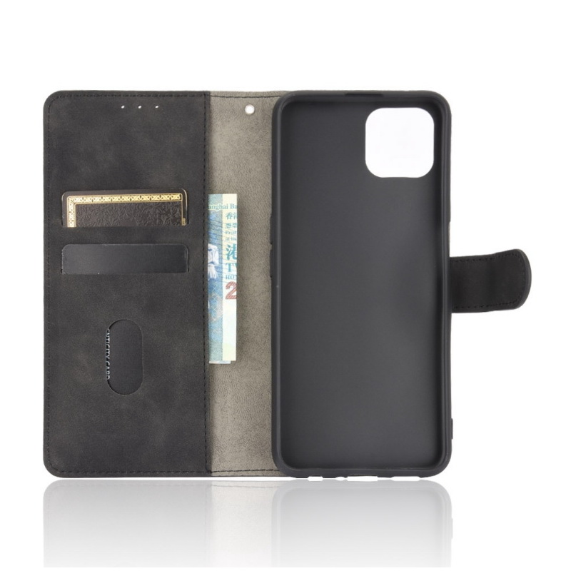 เคส OPPO Reno 4Z 5G #เคสฝาพับแบบกระเป๋าสตางค์หนัง PU มีช่องใส่บัตร Leather Wallet Card Holder Phone Cover