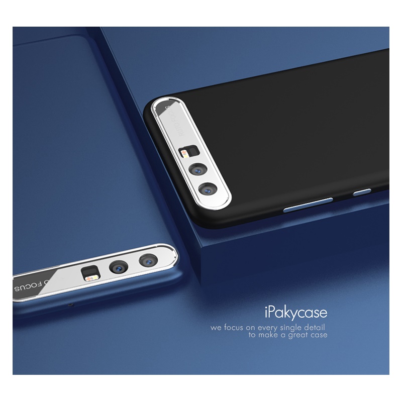 เคส Huawei P10 #เคสฝาหลังพลาสติก IPAKY ผิวด้านป้องกันลายนิ้วมือ สีสันสวยงาม