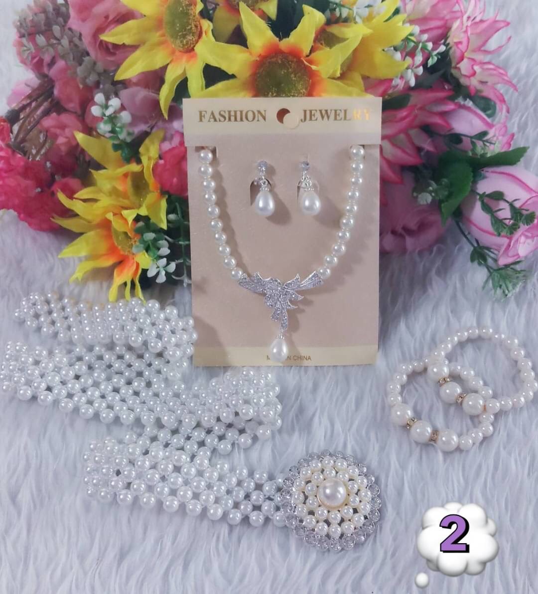 เครื่องประดับมุก ชุดไทยเด็ก