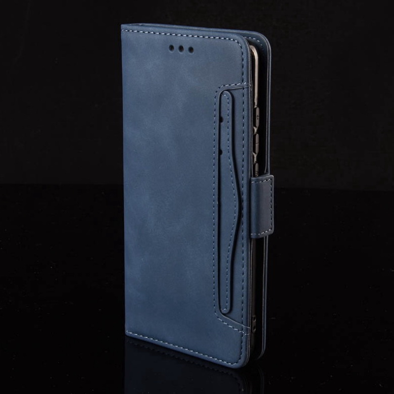 เคส OPPO A54 #เคสฝาพับหนัง PU มีที่เสียบการ์ดหลายช่อง Multiple Card Slots PU Leather Cover