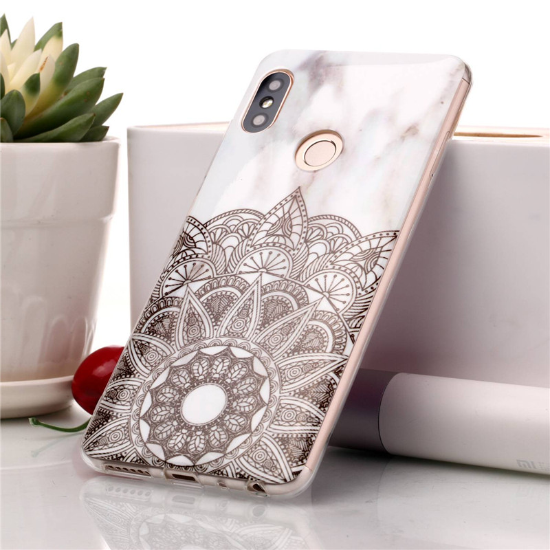 เคส Xiaomi Redmi Note 5 #เคสฝาหลังนิ่มลายหินอ่อน Marble Pattern IMD TPU