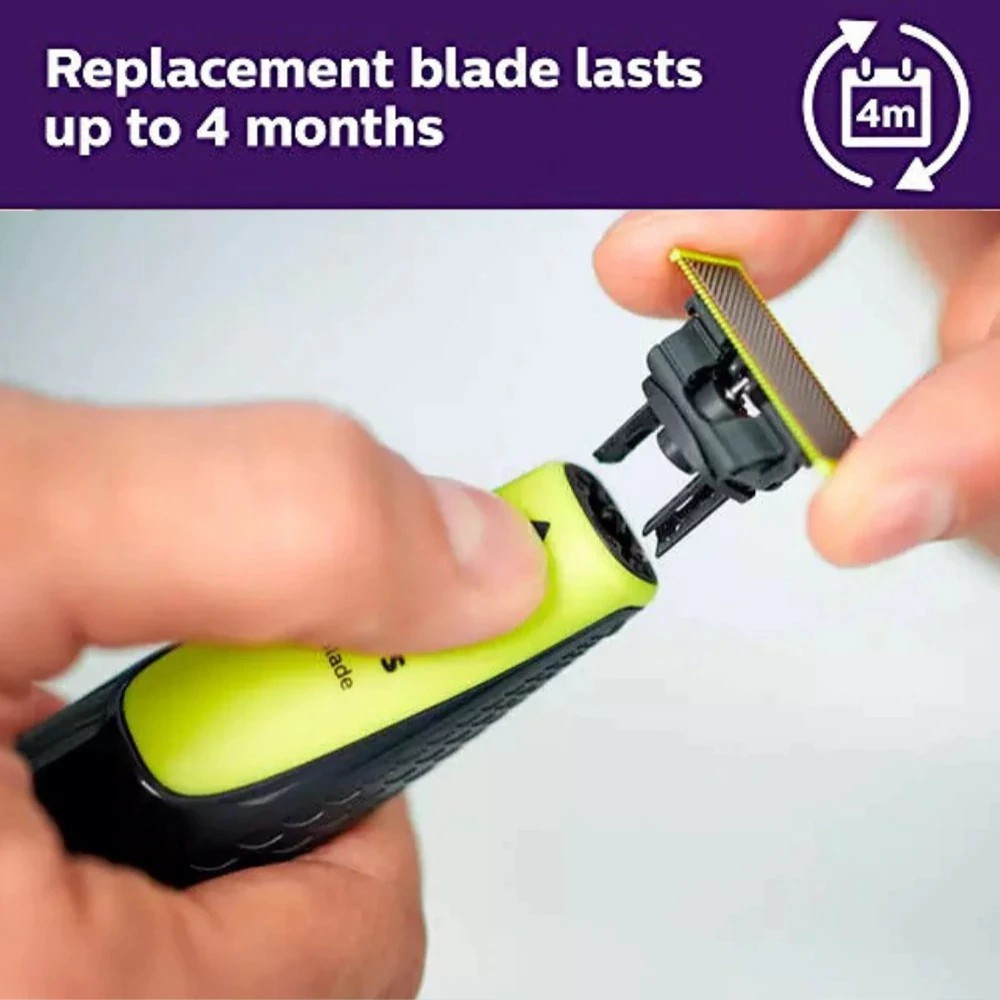 Philips® Norelco Oneblade Electric Trimmer and Shaver QP2510/49 ชุดโกนหนวดไฟฟ้า เครื่องโกนหนวด ที่กันจอน