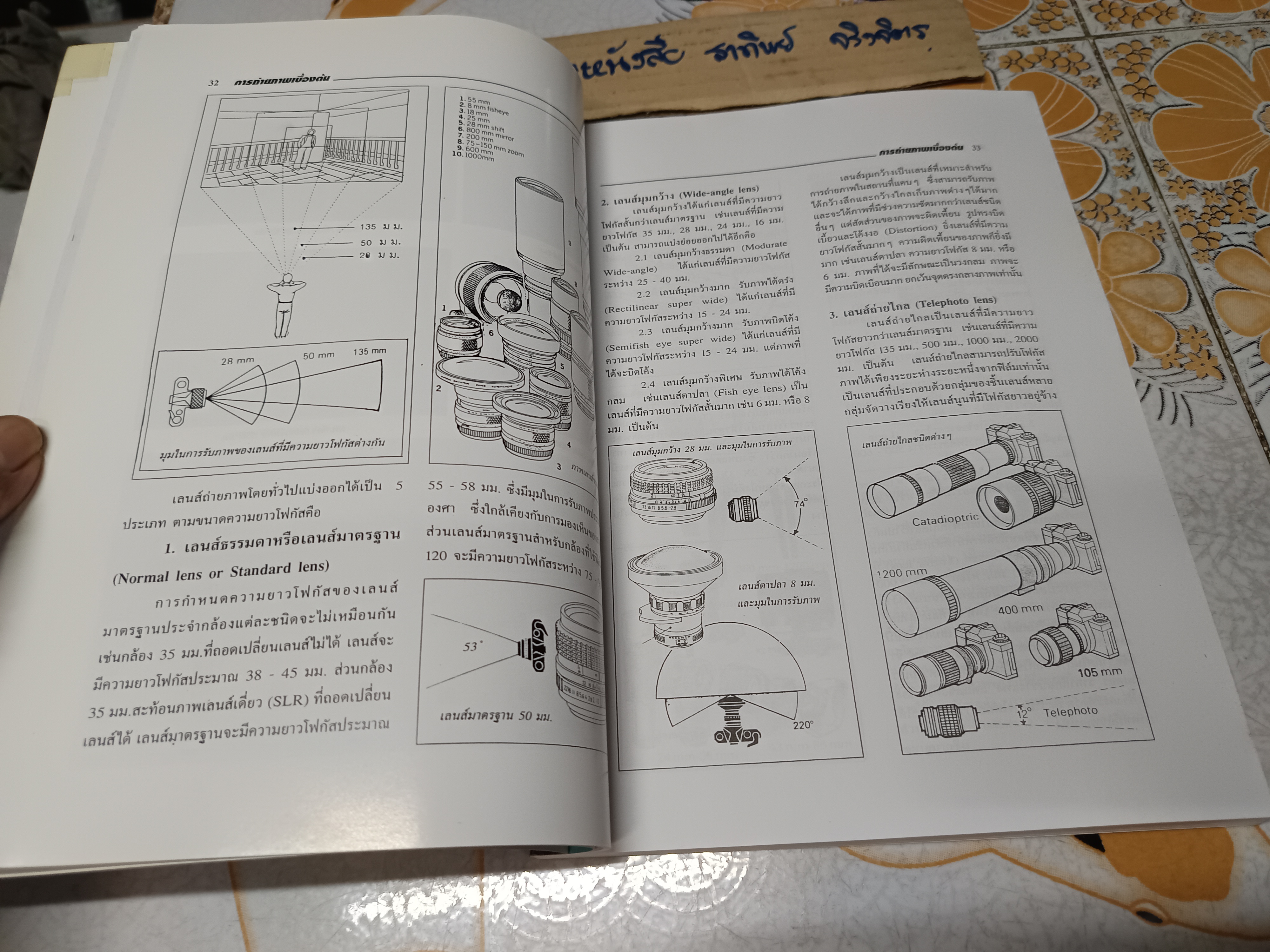 การถ่ายภาพเบื้องต้น โดย ผศ. สมาน เฉตระการ พิมพ์ครั้งที่ 34/2543