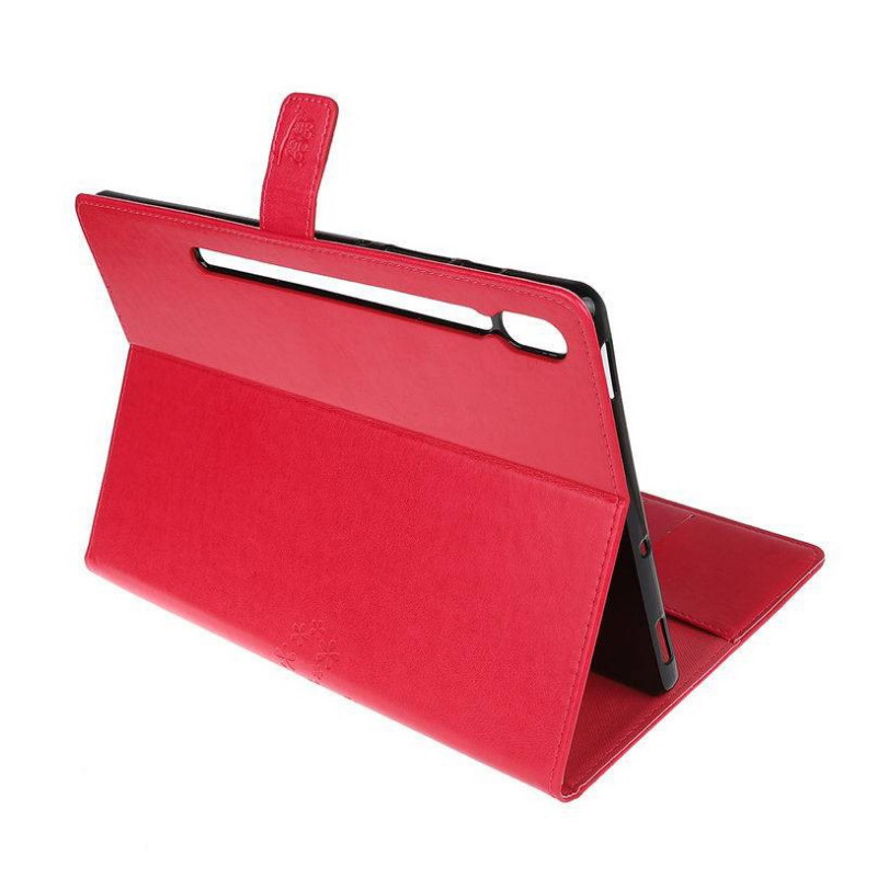 Case Samsung Galaxy Tab S7 11นิ้ว T870 T875 #เคสฝาพับหนัง PU พิมพ์ลาย Imprinted PU Leather Cover