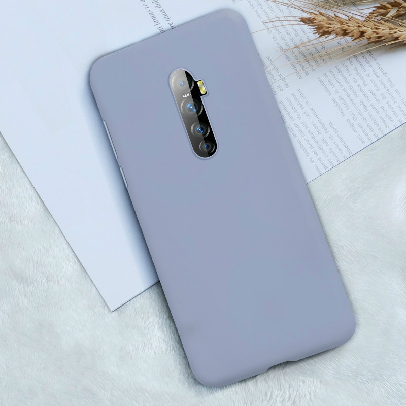 Case Oppo reno 2F #เคสฝาหลังซิลิโคนนิ่ม Liquid Silicone Back Case