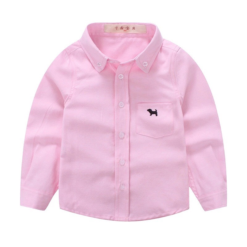 เสื้อเชิ้ตเด็กชาย แขนยาว