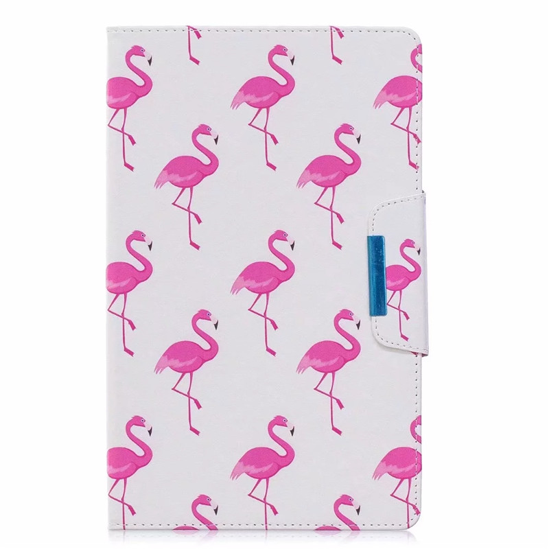 Case Samsung Galaxy Tab S5e SM-T720 / SM-T725 #เคสฝาพับพิมพ์ลาย Pattern Printing Wide Clasp Stand Wallet Flip Leather