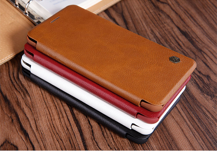 Case Samsung Galaxy Note FE/Fan Edition #เคสฝาพับ NILLKIN แท้รุ่น Qin Series คุณภาพดีราคาเบาๆสบายกระเป๋า