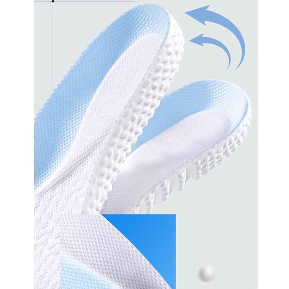 แผ่นรองพื้นรองเท้ากันกระแทก สำหรับวิ่ง Sport Poron Insoles (O7)