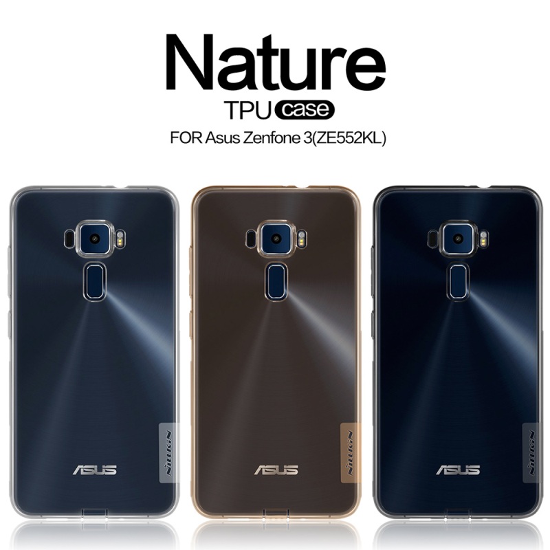 เคส Asus Zenfone 3 ZE552KL เคสสีโปร่งใส NILLKIN แท้ Nature Thin TPU Back Case