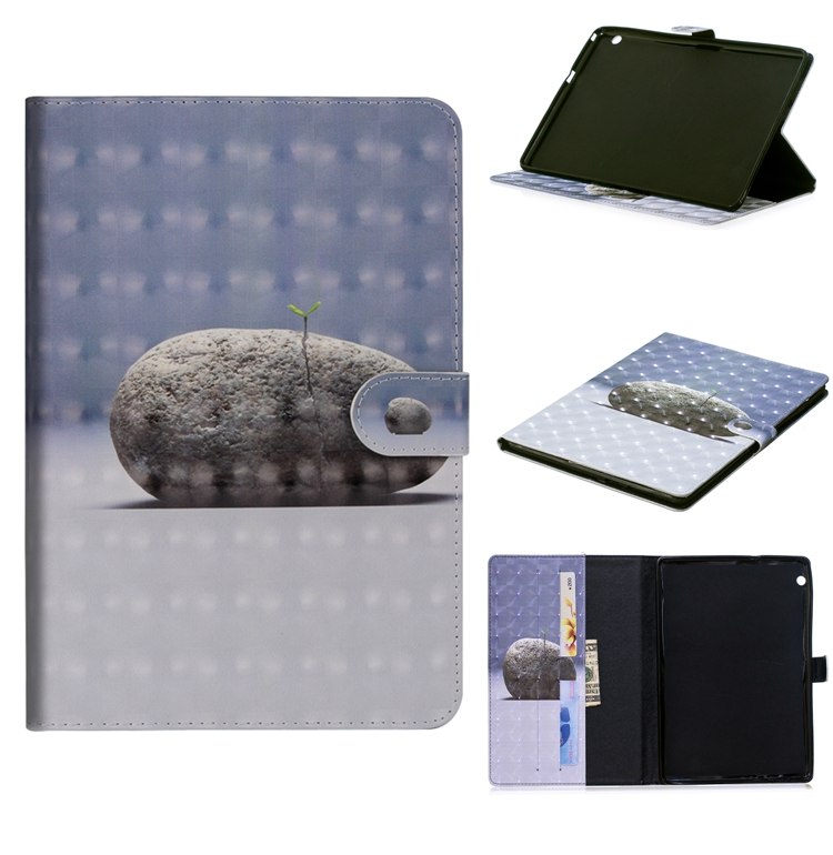 เคส Huawei MediaPad T3 10 #เคสฝาพับหนัง PU พิมพ์ลวดลาย Pattern Printing Wallet Stand