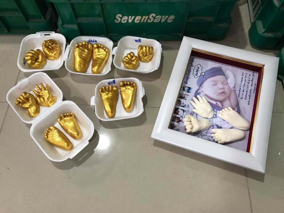 ชุดปั๊มมือ ปั๊มเท้า เด็กแรกเกิด