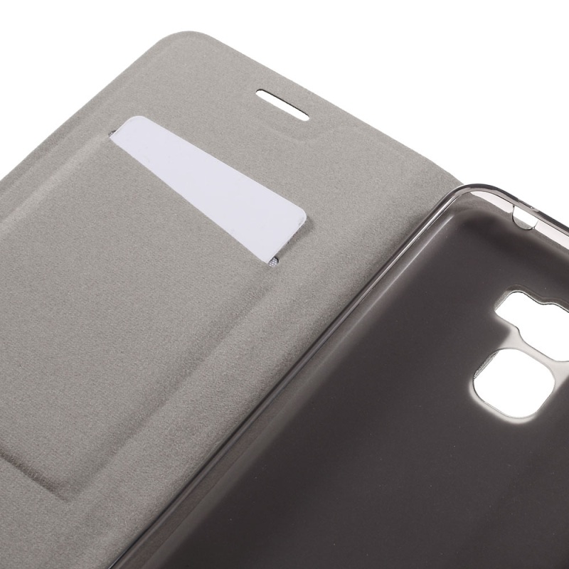 Case Asus Zenfone 3 Max ZC553KL #เคสหนังฝาพับ Cross Texture Leather Card Holder Case