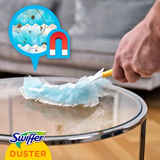Swiffer® Dusters Heavy Duty Dusting Kit ไม้ปัดฝุ่น ที่ปัดฝุ่น ปรับความยาวได้ อุปกรณ์ทำความสะอาดบ้าน