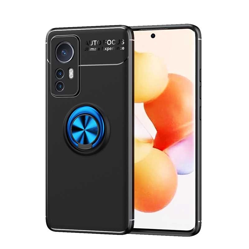 เคส Xiaomi 12 Pro #เคสฝาหลัง TPU Finger Ring Kickstand (แผ่นโลหะแบบ Built-in)