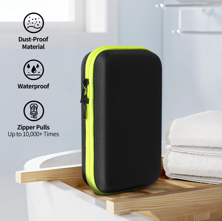 NeeGo® Case for Philips Norelco OneBlade Hybrid Electric Trimmer & Shaver Protective Cover Storage Bag กระเป๋าเก็บเครื่องโกนหนวดไฟฟ้า และอุปกรณ์เสริม