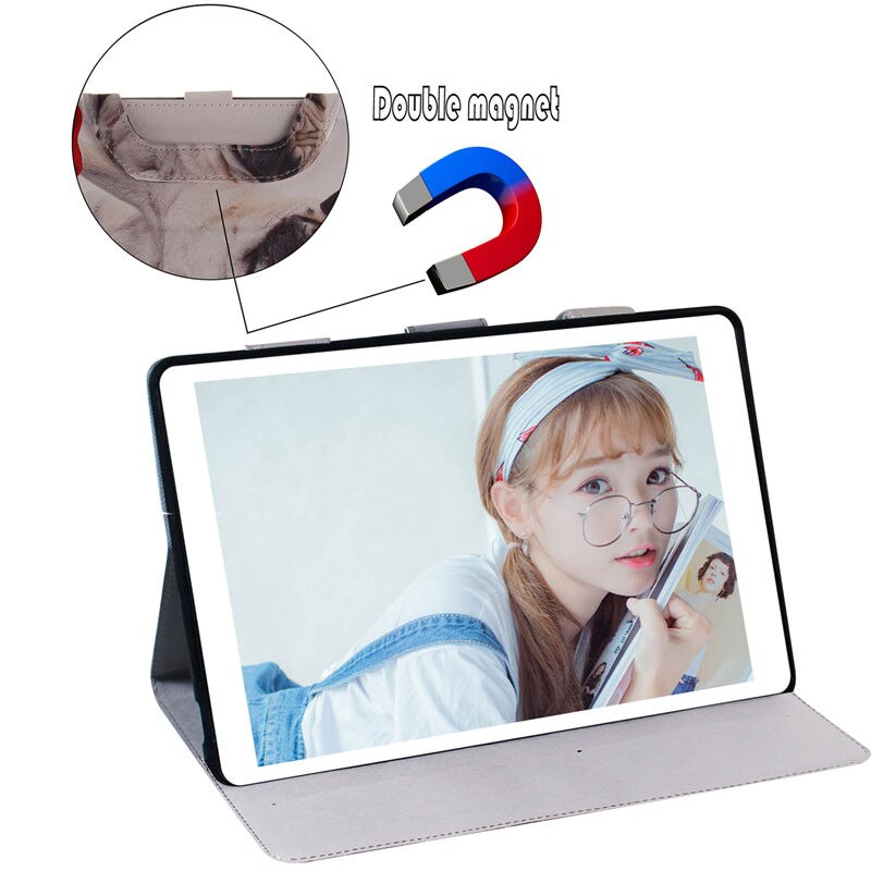 Case Samsung Galaxy Tab S5e SM-T720 #เคสฝาพับสไตล์กระเป๋าถือแบบพกพาสะดวกลายน่ารักๆ
