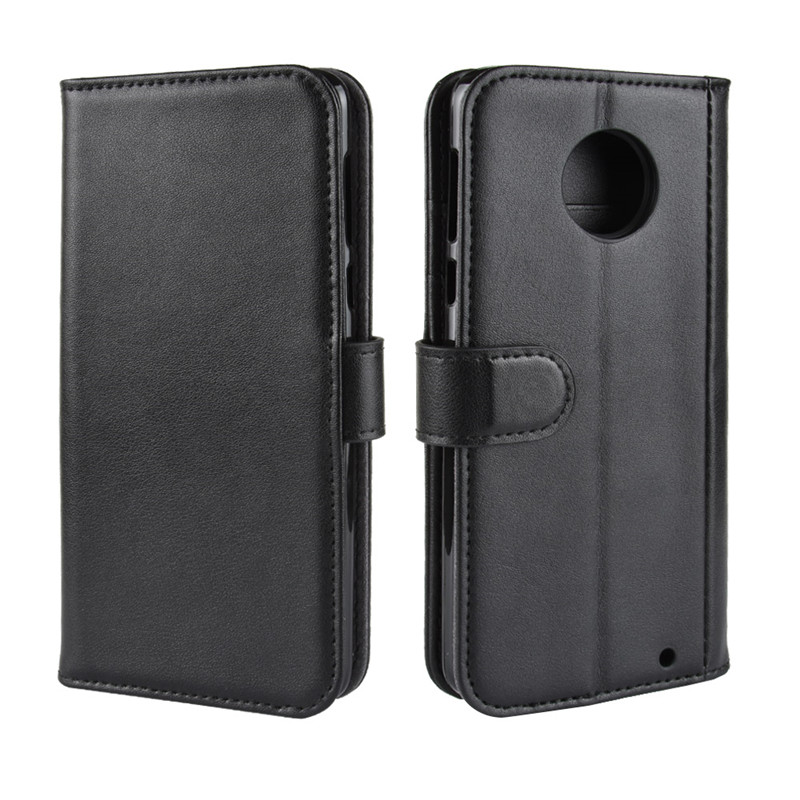 Case Moto G6 Plus #เคสฝาพับสไตล์กระเป๋าสตางค์หนังแท้แยกมีช่องเสียบบัตรคุณภาพดี