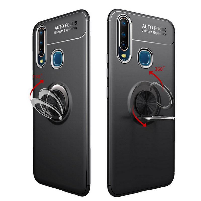 เคส vivo Y17 #เคสฝาหลัง TPU มีแหวนสวมนิ้ว Finger Ring Kickstand (Built-in แผ่นโลหะ)