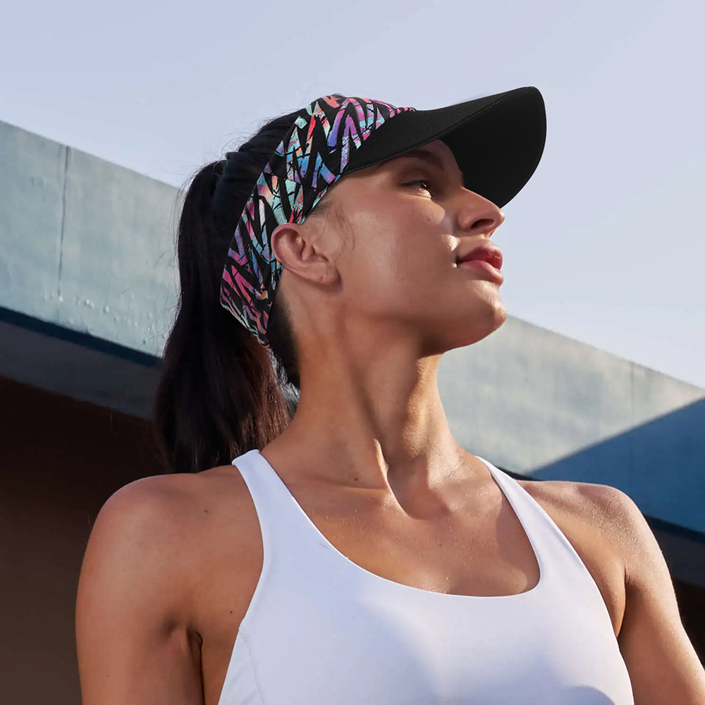 หมวกวิ่งครึ่งใบ กันแดด น้ำหนักเบา พับเก็บได้ Running Hat Sport (I08)
