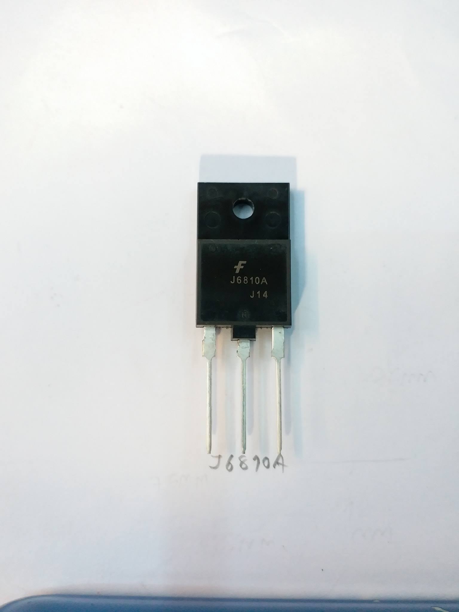 ขาย J6810A ทรานซิสเตอร์ TRANSISTER HORE OUTPUT 1550V10A ไม่มีไดโอดแดมป์ ราคา ตัวล่ะ . . . . หน่วย บาท