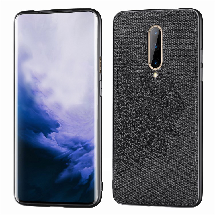 เคส OnePlus 7 Pro #เคสฝาหลัง Imprint Mandala Flower ลายดอกไม้หนัง PU+PCTPU ไฮบริด