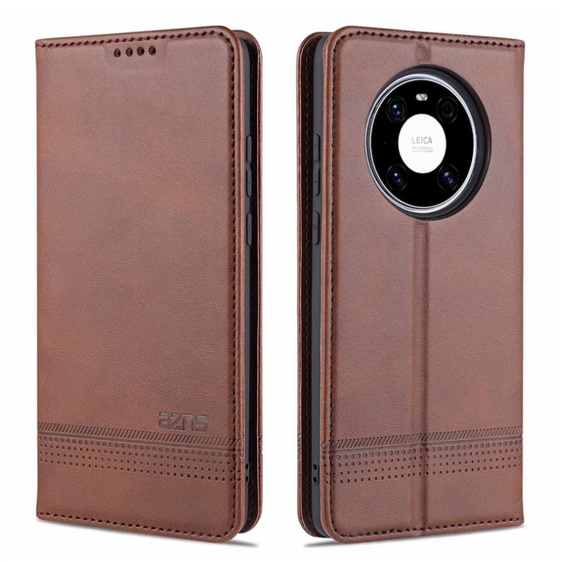 เคส Huawei Mate 40 Pro #เคสฝาพับ AZNS สไตล์ Retro หนัง PU มีช่องเสียบการ์ด
