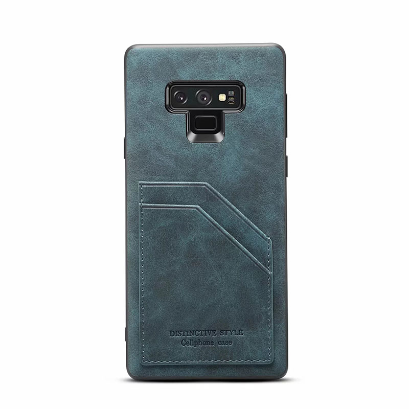 Case Samsung Galaxy Note 9 N960 #เคสฝาหลัง TPU เคลือบหนัง PU Retro Style