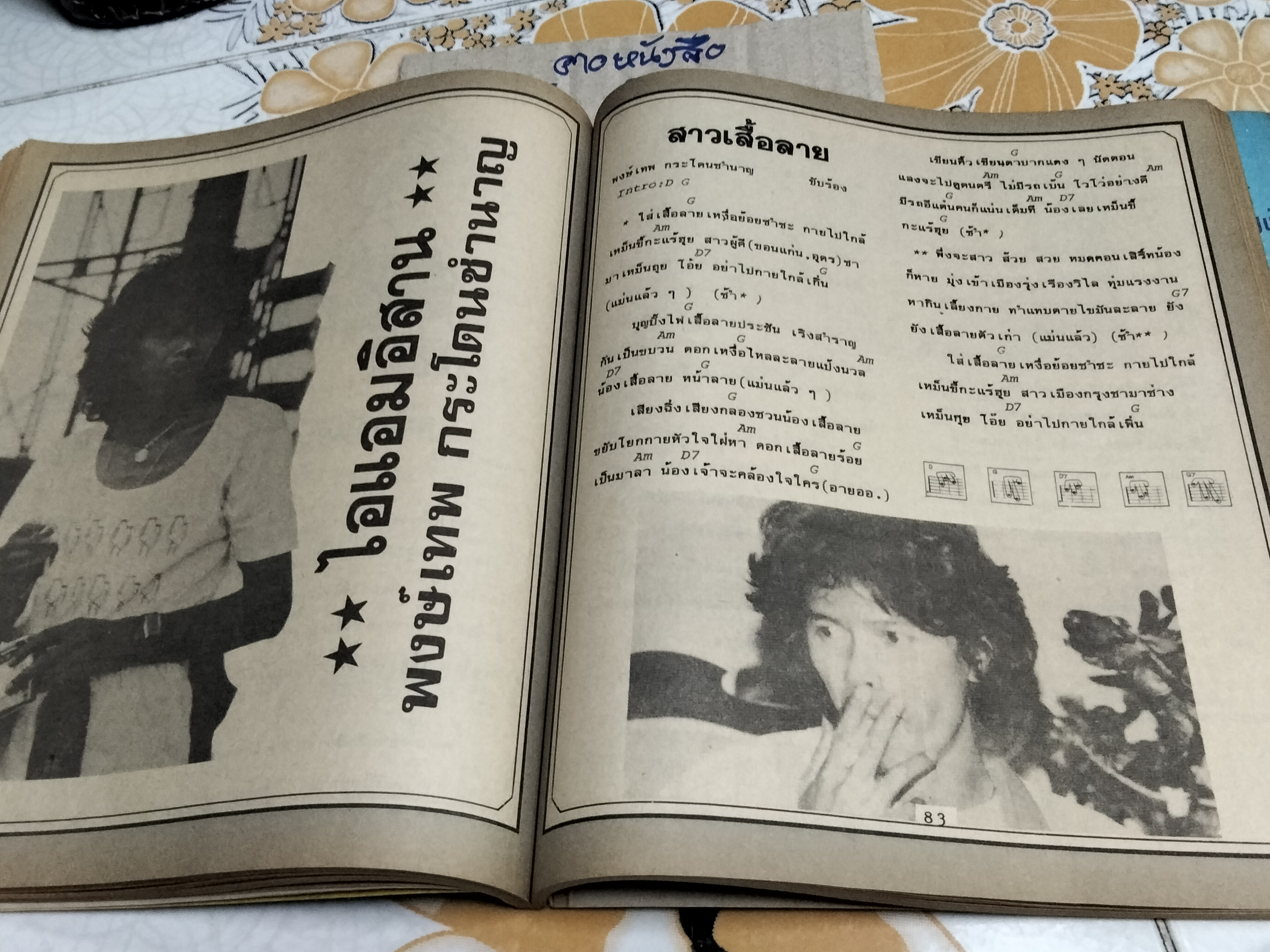 หนังสือ เพลงประทับใจ ฉ.37 ปก ธงไชย แมคอินไตย พร้อมคอร์ดกีต้าร์-อีเล็คโทน