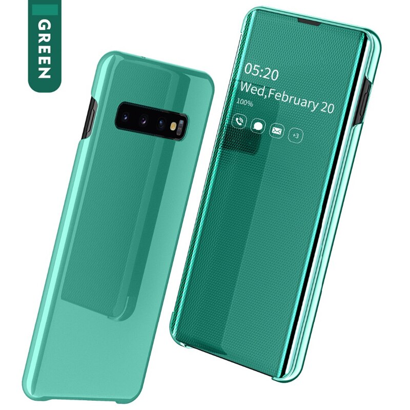 Case Samsung Galaxy Note 9 #เคสฝาพับแบบ Window Mirror Surface