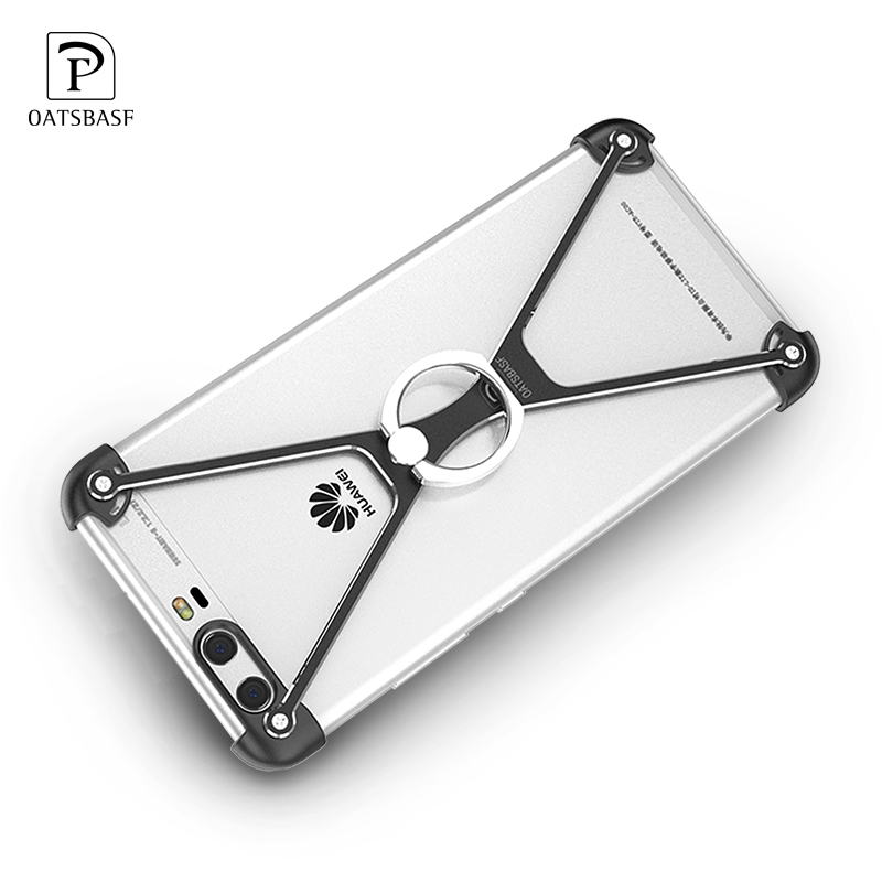 Case Huawei P10 Plus OATSBASF อลูมิเนียมอัลลอยด์ O-Ring Kickstand