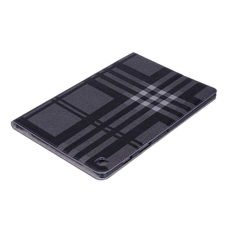 Case Samsung Galaxy Tab A 8.0 (2019) SM-P200 P205 #เคสฝาพับกระเป๋าสตางค์หนัง PU รูปแบบลายสก็อต