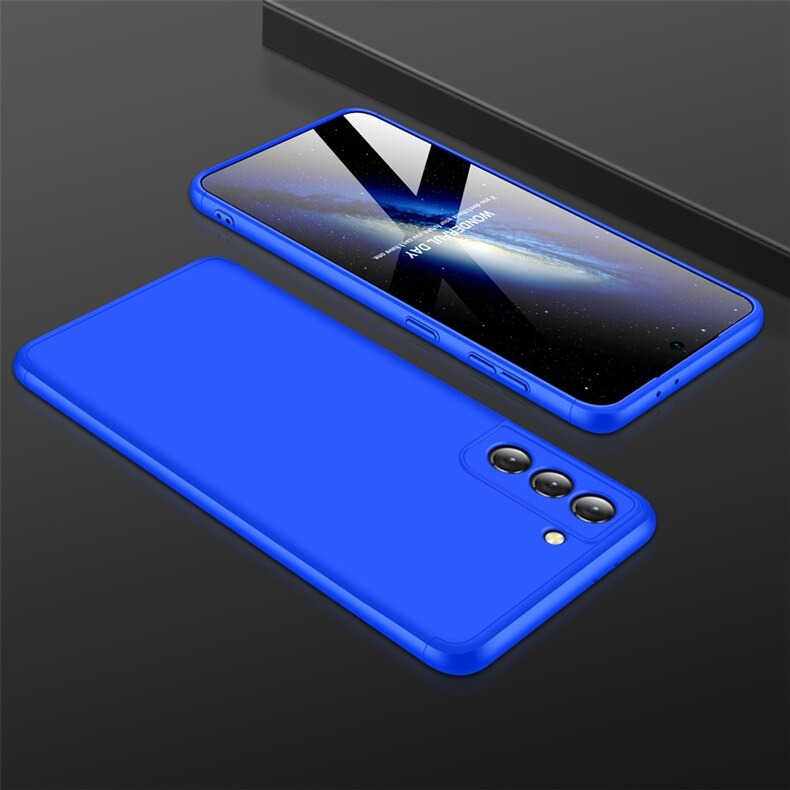 เคส Samsung Galaxy S22+ 5G #เคสฝาหลังพลาสติกแข็ง Detachable All-wrapped Matte แยกชิ้นได้