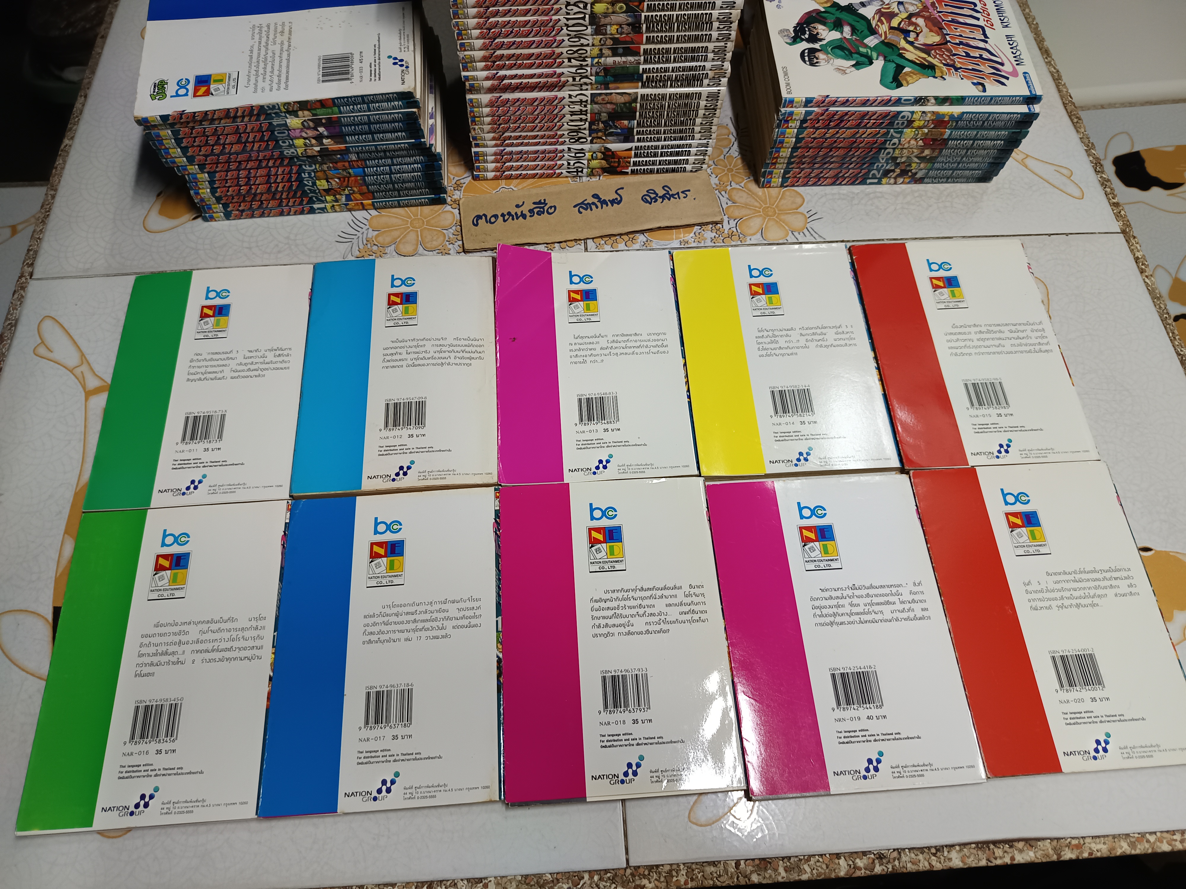 นินจาคาถา โอ้โฮเฮะ นินจานารูโตะ เล่มที่ 1 - 68 มี 65 เล่ม / ขาดเล่ม 58, 64, 66