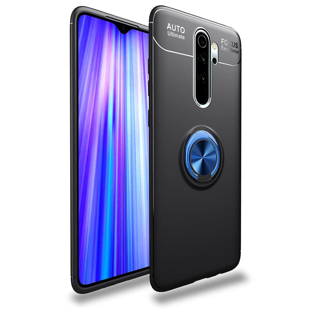 Case Xiaomi Redmi Note 8 Pro #เคสฝาหลัง TPU Finger Ring Kickstand (แผ่นโลหะแบบ Built-in)