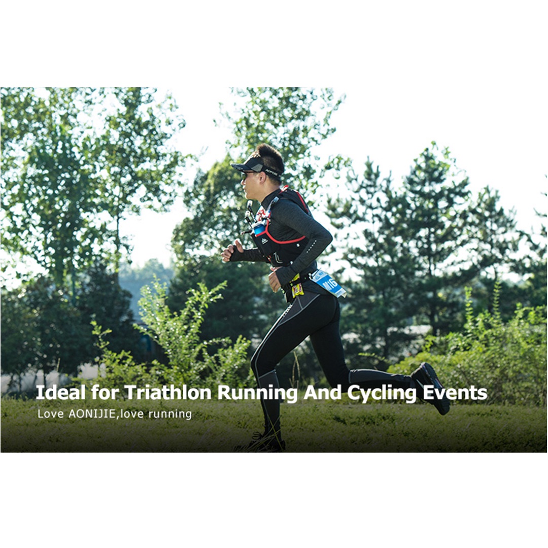 เข็มขัดติดเบอร์วิ่ง พร้อมช่องใส่ Energy Gel (BIB Number Holder) (HH4)