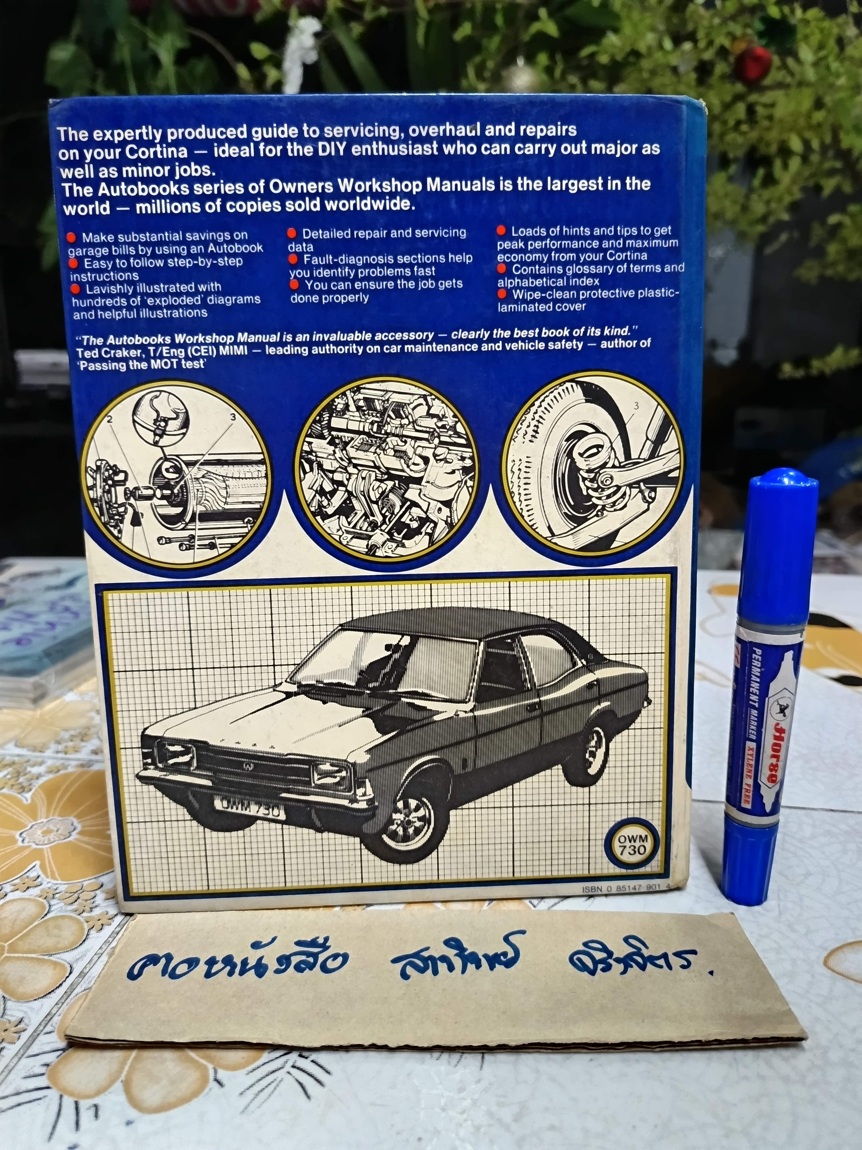 AUTOBOOKS CORTINA MK3 OWNERS WORKSHOP MANUAL 730 / OWN 730 : 1970--76
