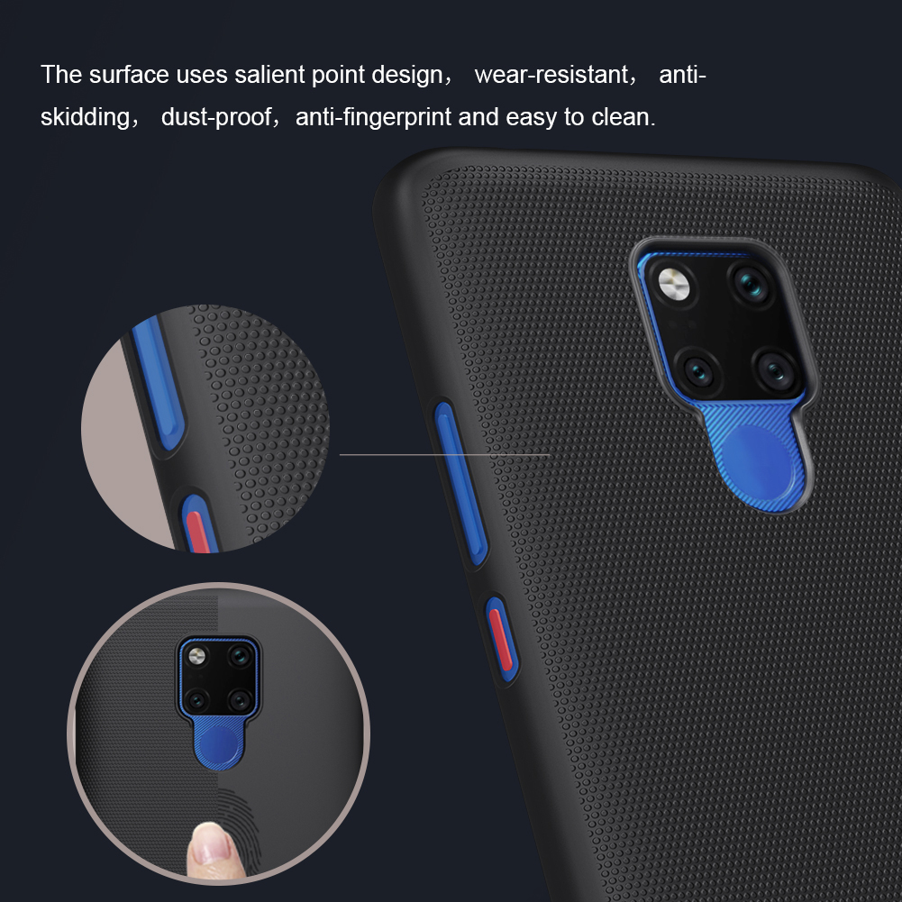 เคส Huawei Mate 20 X #เคสฝาหลังแข็ง NILLKIN แท้รุ่น Super Frosted Shield Hard Cover คุณภาพดี